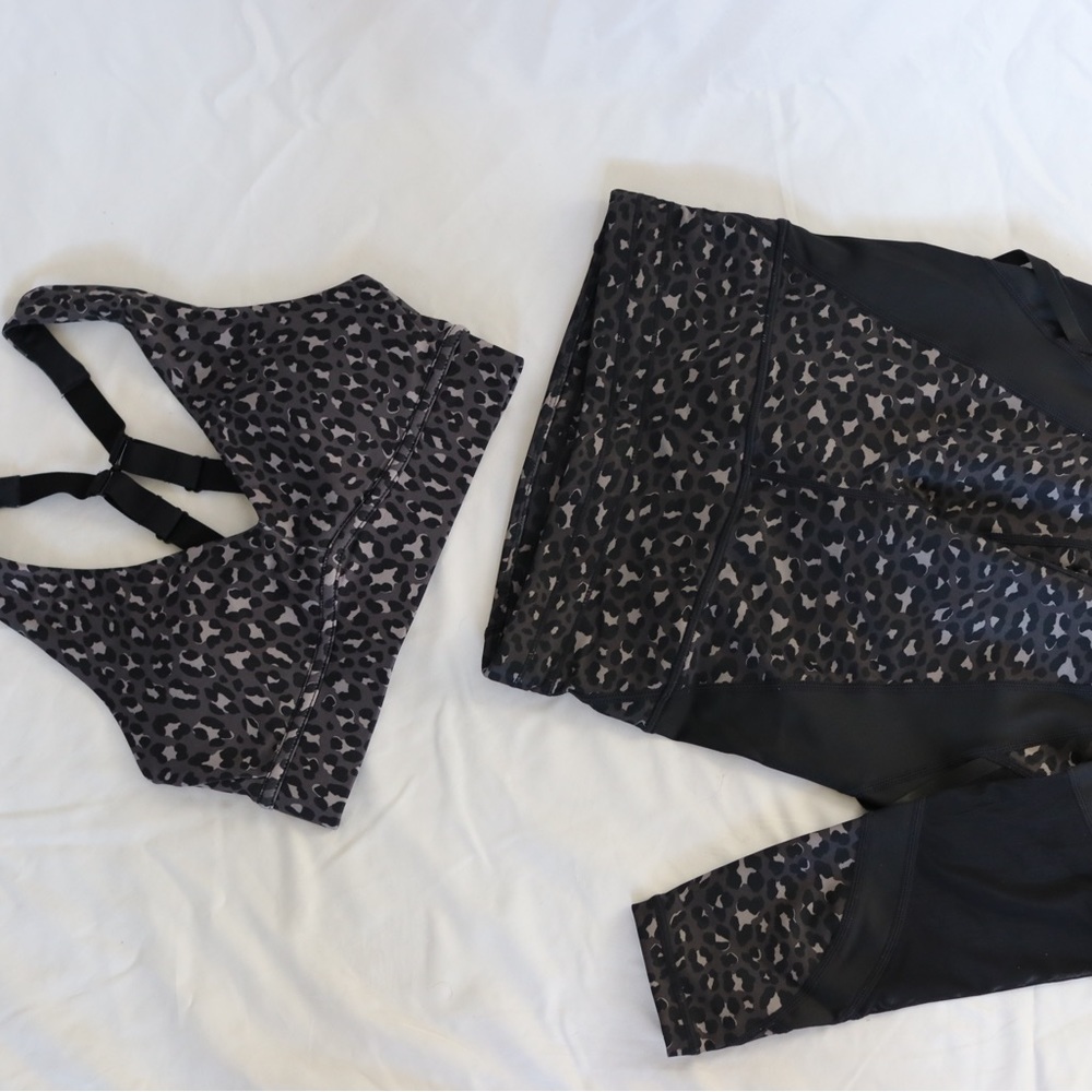Fabletics Leopard Workout Set